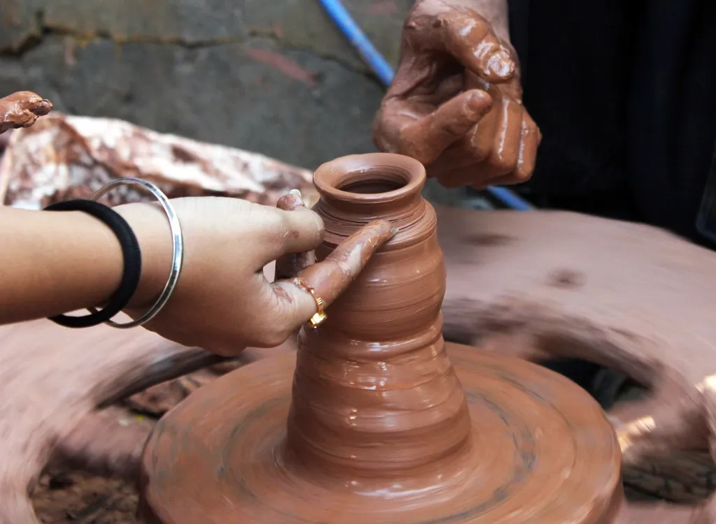Handmade pottery, typical of the islands artisan markets