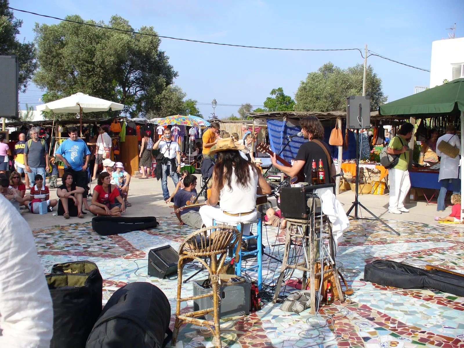 The hippy market at El Pilar de la Mola, Formentera